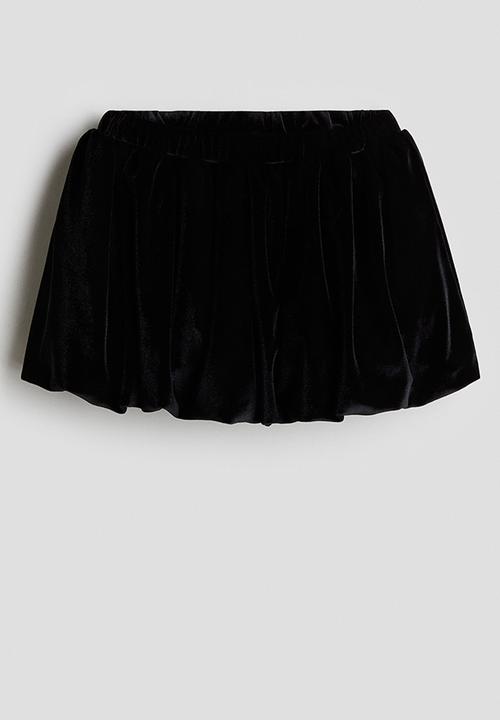 H&M - Bow-detail balloon skirt - black