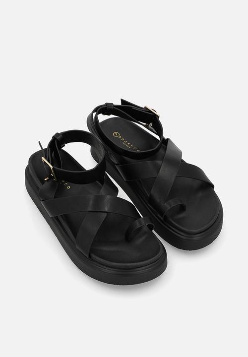 Rock & Co - Absolut 2 toe loop chunky sandal - black