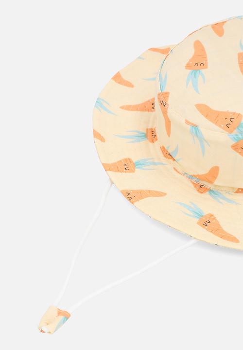 Pop Candy - Printed bucket hat - orange