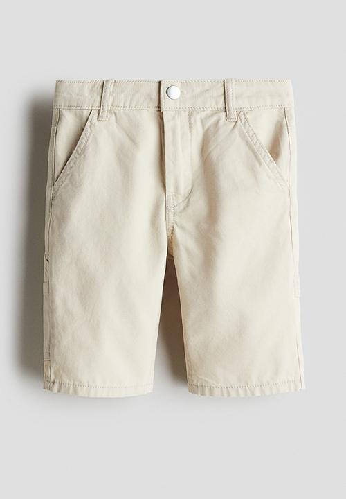 H&M - Carpenter shorts - light beige