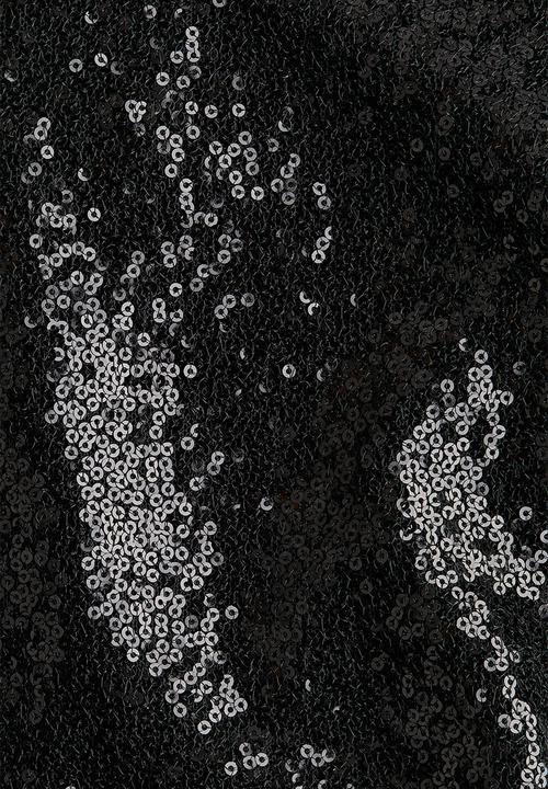 H&M - Sequined top - black