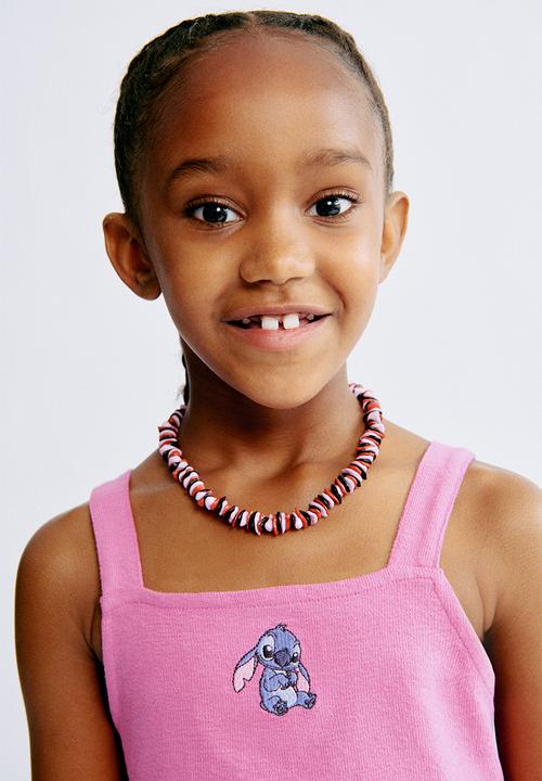 H&M - 2-piece sweatshirt set - pink/lilo & stitch