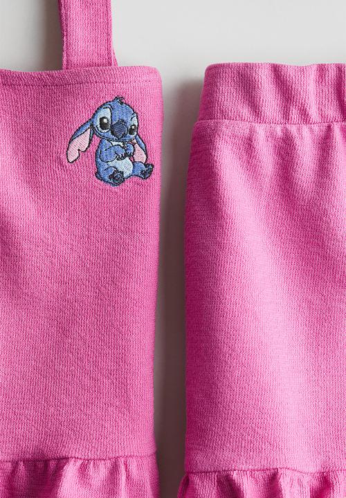 H&M - 2-piece sweatshirt set - pink/lilo & stitch