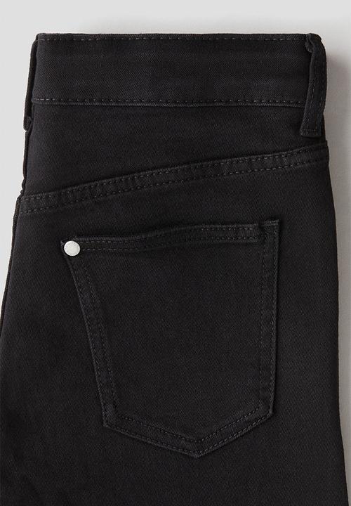 H&M - Denim shorts - black