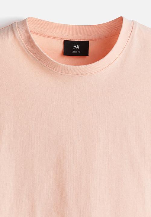 H&M - Loose fit t-shirt - peach pink