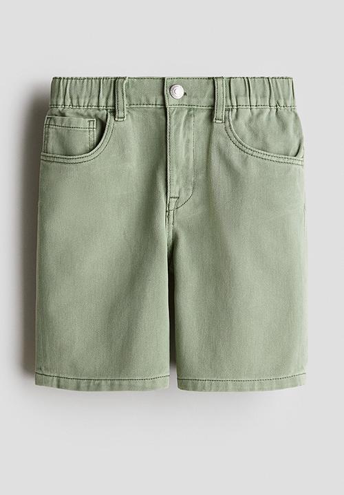 H&M - Twill shorts - khaki green
