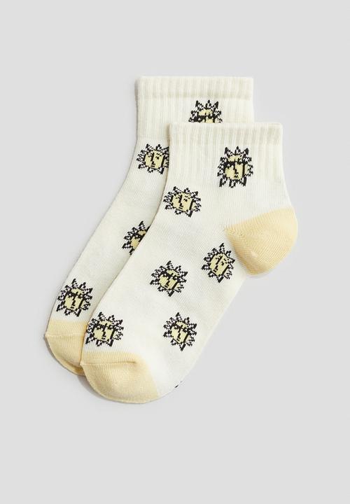 H&M - Ankle socks - yellow suns