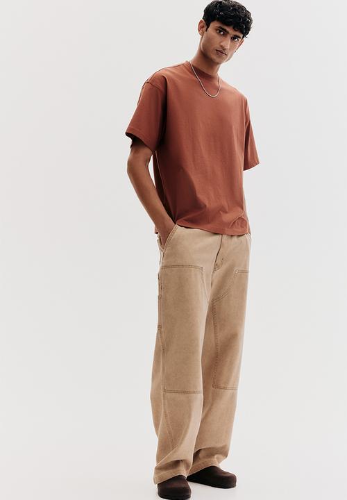 H&M - Oversized fit t-shirt - dark orange