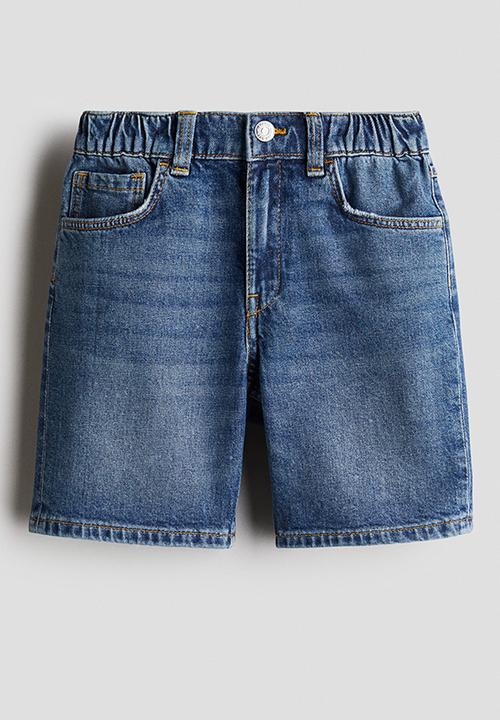H&M - Loose fit denim shorts - denim blue