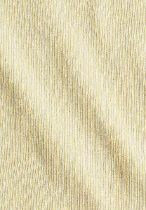H&M - Ribbed cotton vest top - light yellow