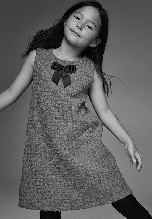 H&M - Bouclé-jersey dress - red