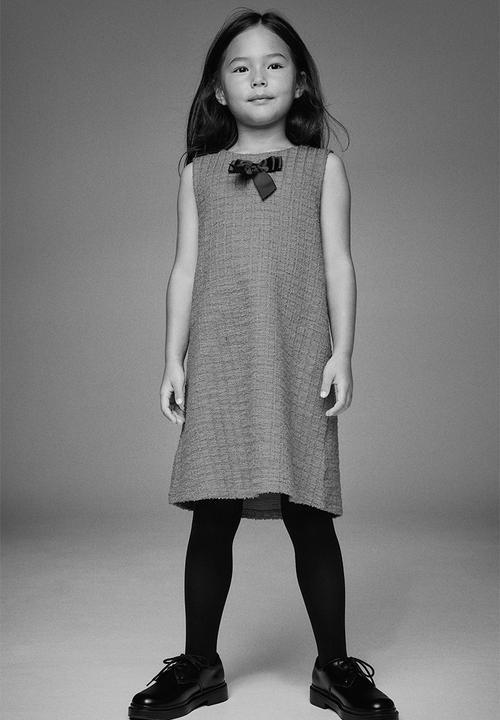 H&M - Bouclé-jersey dress - red