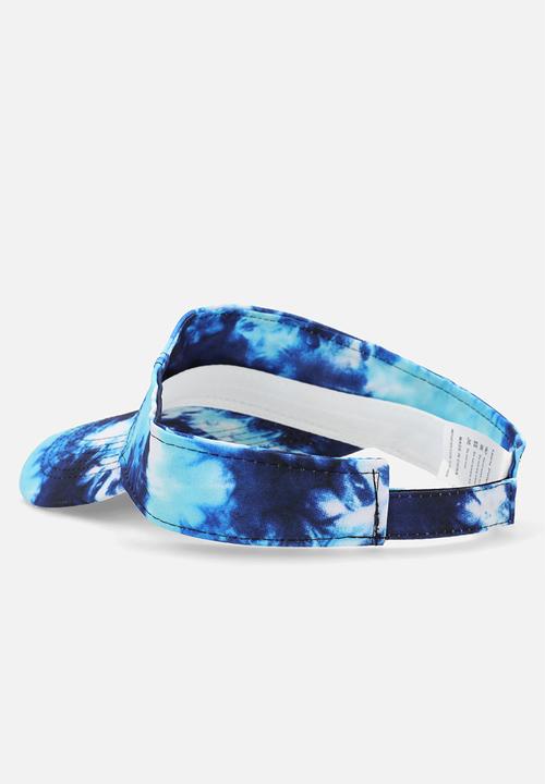 Pop Candy - Tie dye visor cap-blue