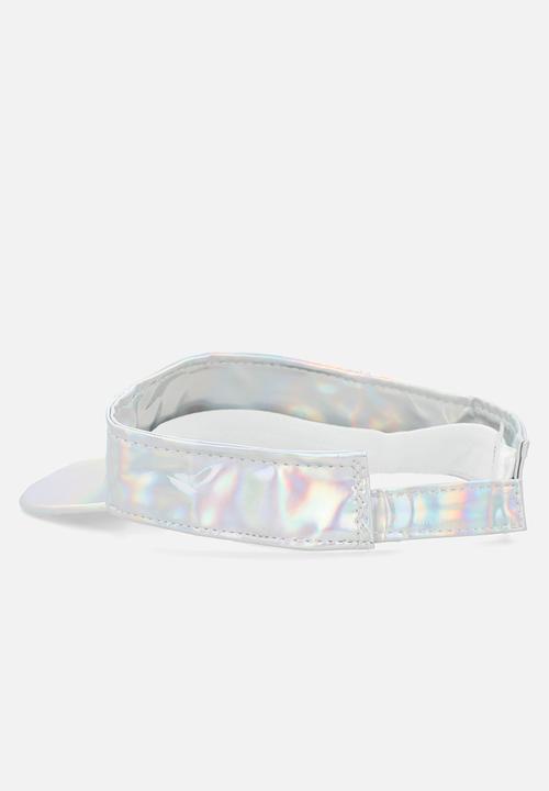 Pop Candy - Mettalic visor cap-silver
