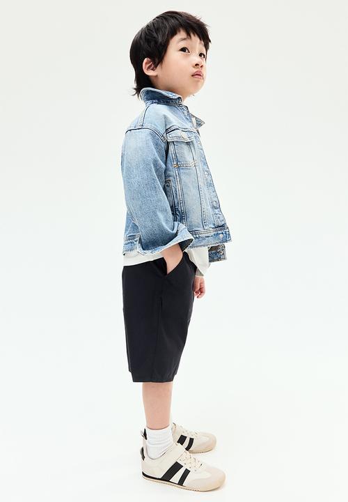 H&M - Cotton chino shorts - navy blue