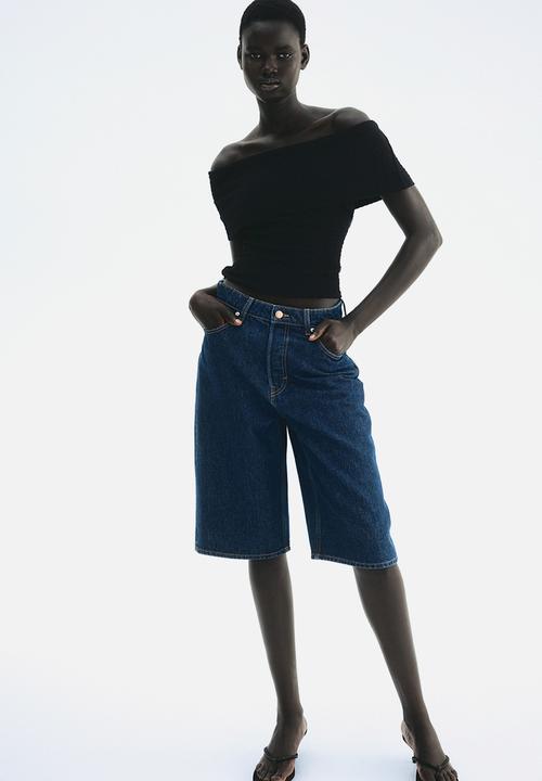 H&M - Off-the-shoulder top - black