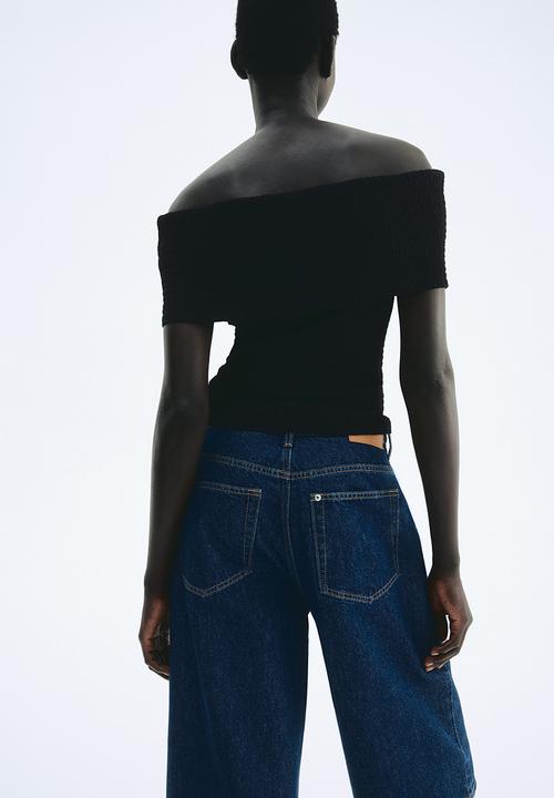 H&M - Off-the-shoulder top - black