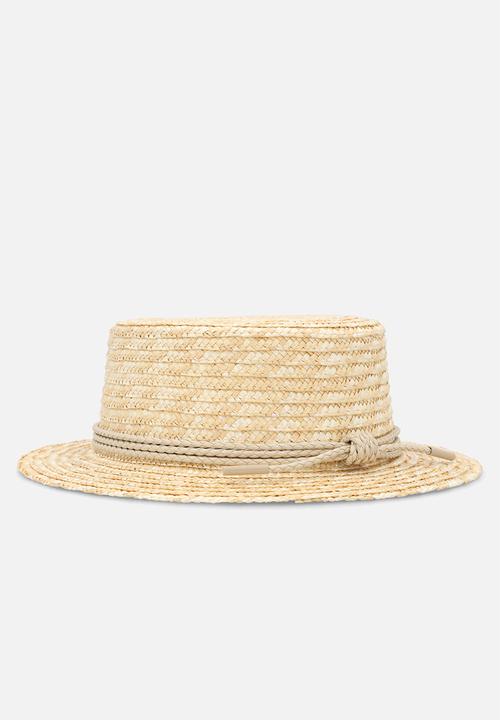 Pop Candy - Straw hat-brown