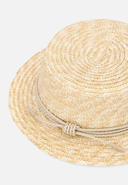 Pop Candy - Straw hat-brown