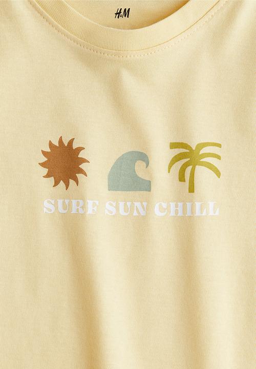 H&M - Printed t-shirt - yellow