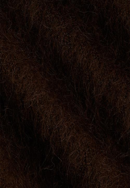 H&M - Oversized mohair-blend jumper - dark brown 