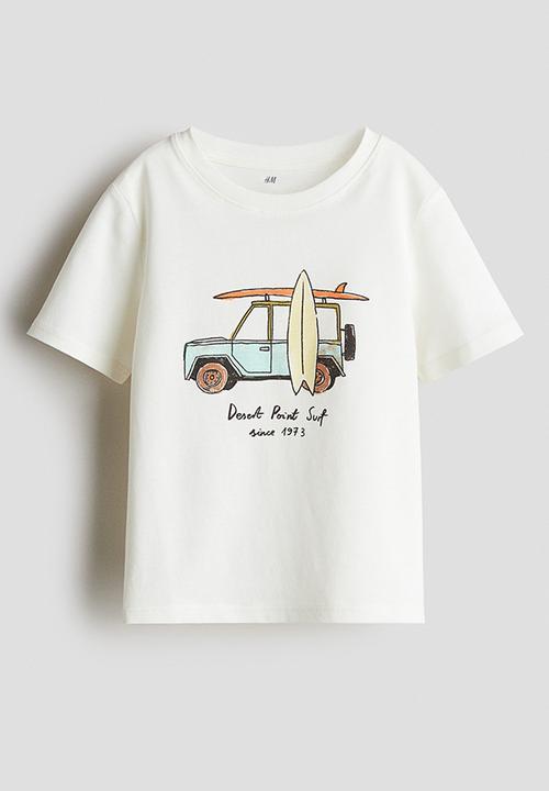 H&M - Printed t-shirt - white