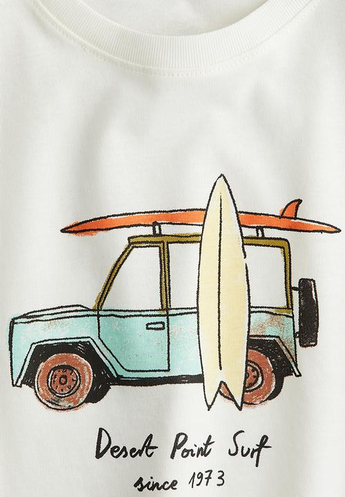 H&M - Printed t-shirt - white