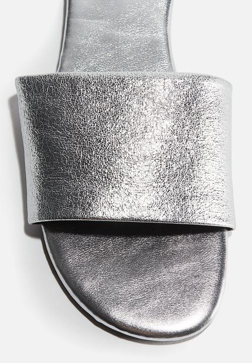 H&M - Sandals - silver-coloured