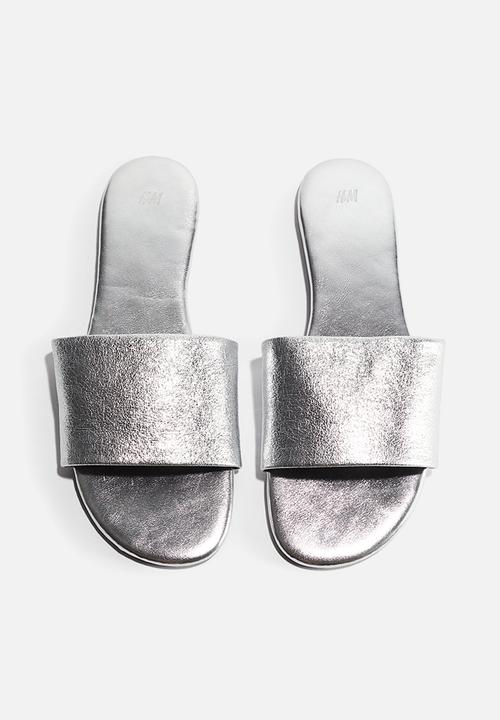 H&M - Sandals - silver-coloured
