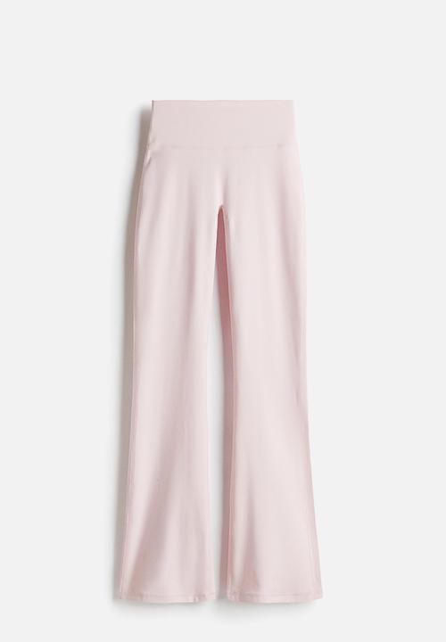 H&M - Flared sports leggings with softmove™ - pink