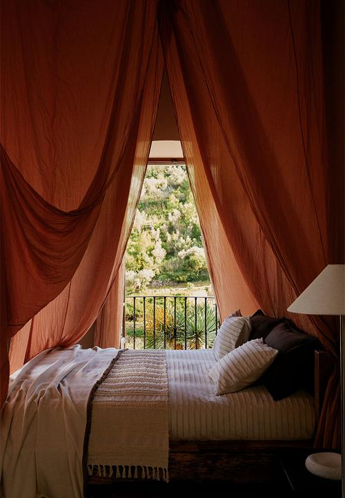H&M - Tufted double/king duvet cover set - light beige 