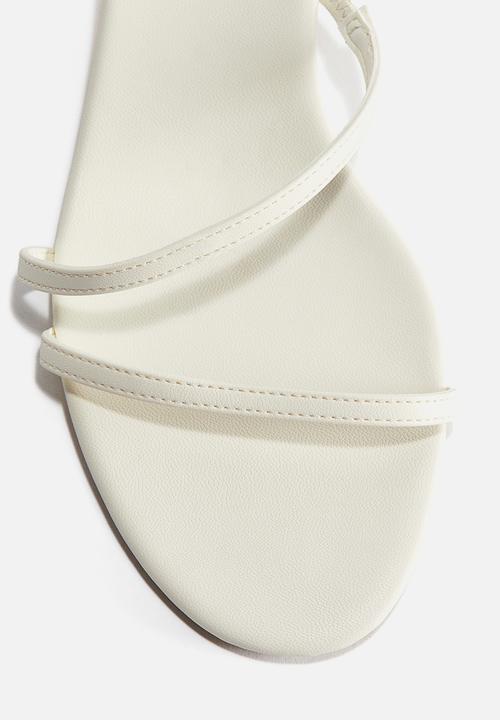 H&M - Heeled strappy sandals - cream
