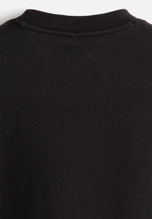 H&M - Boxy-style sports top with drymove™ - black