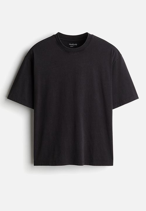 H&M - Boxy-style sports top with drymove™ - black