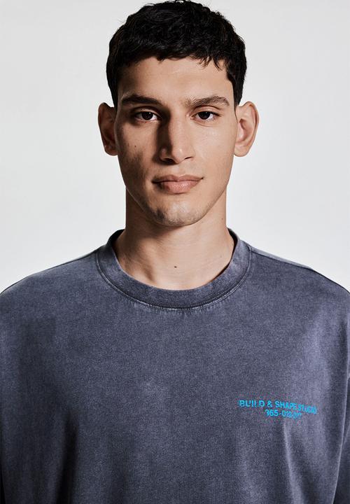 H&M - Boxy-style sports top with drymove™ - dark grey