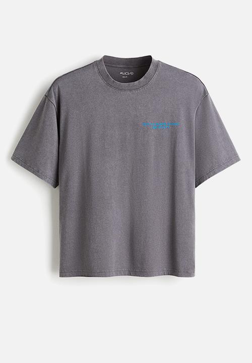 H&M - Boxy-style sports top with drymove™ - dark grey