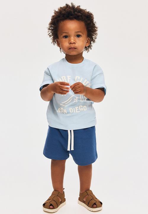 H&M - 2-piece cotton set - blue/san diego