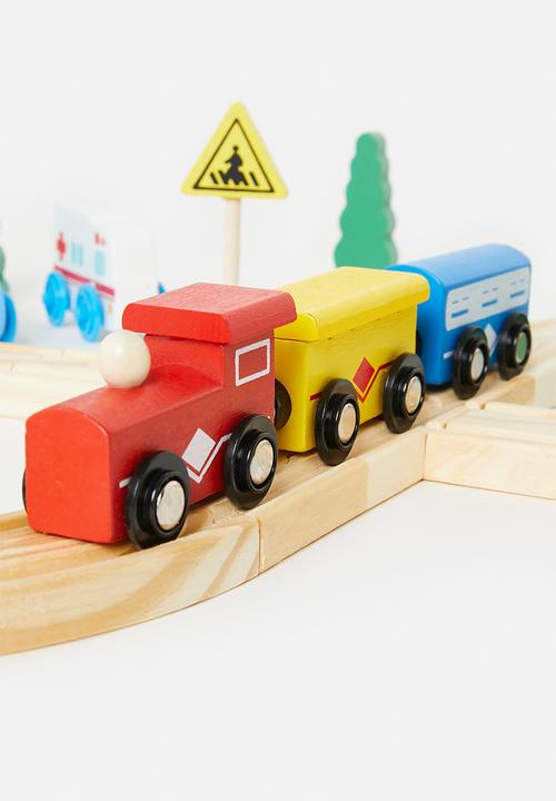 Pop Candy - Wooden train play set - multi