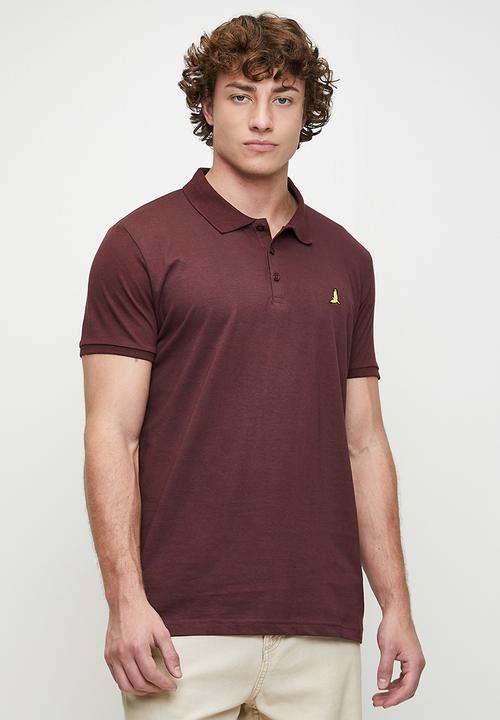 Brave Soul - 3 Pack PoloShort Sleeve  - Navy / Khaki / Burgundy