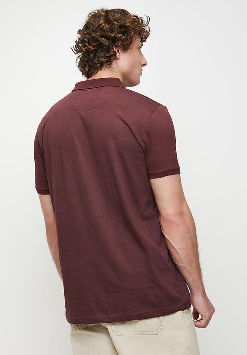 Brave Soul - 3 Pack PoloShort Sleeve  - Navy / Khaki / Burgundy