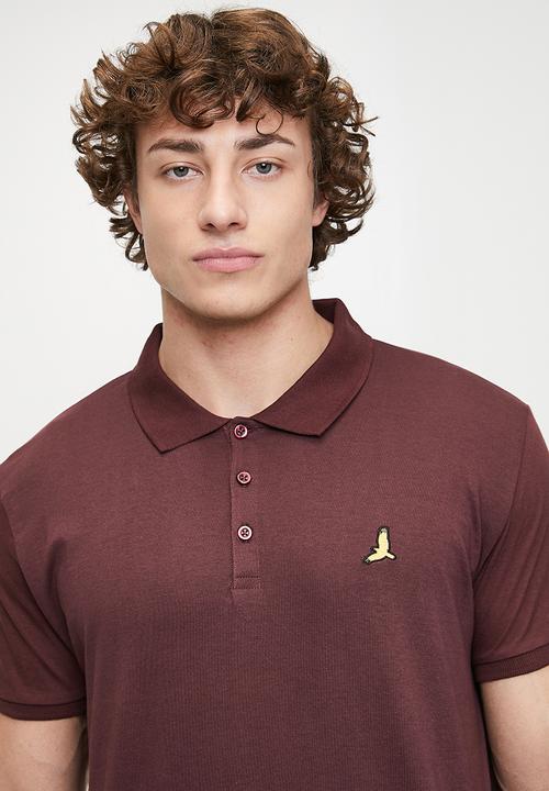 Brave Soul - 3 Pack PoloShort Sleeve  - Navy / Khaki / Burgundy