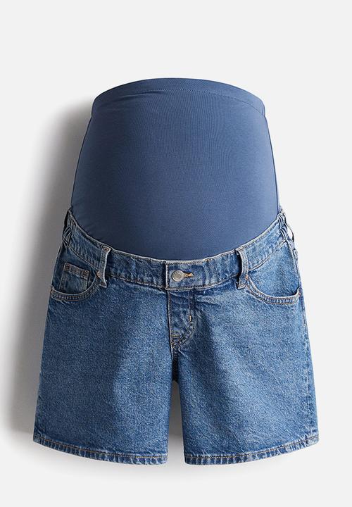 H&M - Mama denim shorts - denim blue