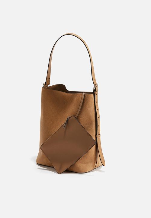 H&M - Shopper with pouch - beige
