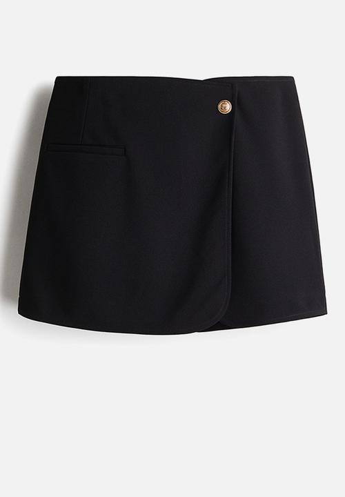 H&M - Interlock skort - black