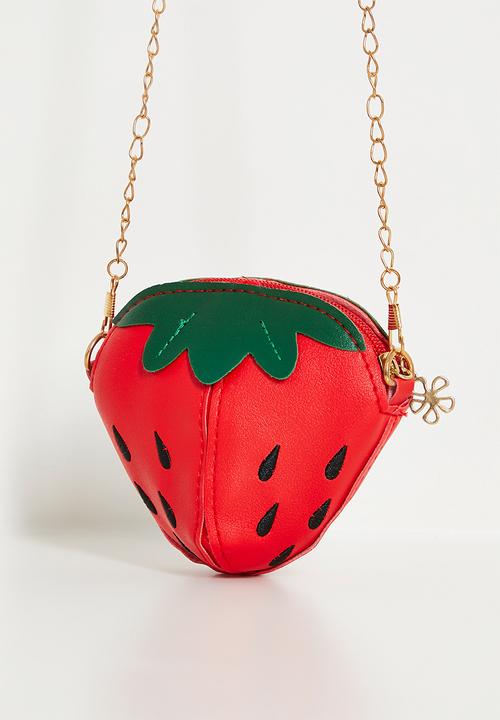 Pop Candy - Strawberry crossbody bag - red