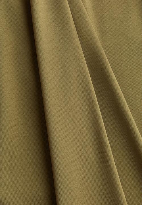 H&M - One-shoulder top - golden olive