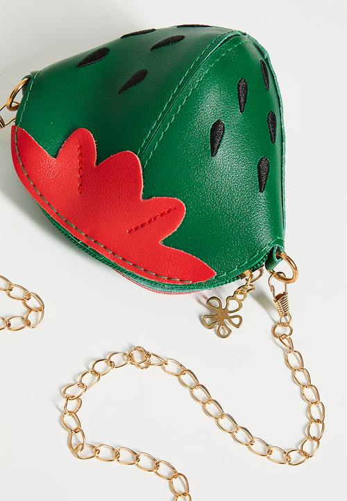 Pop Candy - Strawberry crossbody bag - green