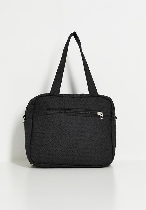 Pop Candy - Mommy and baby bag - black/fluffy friends
