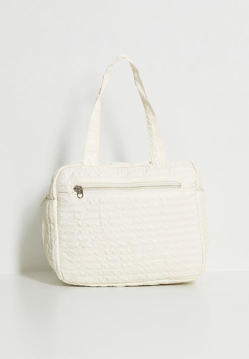 Pop Candy - Mommy and baby bag - white/bunny