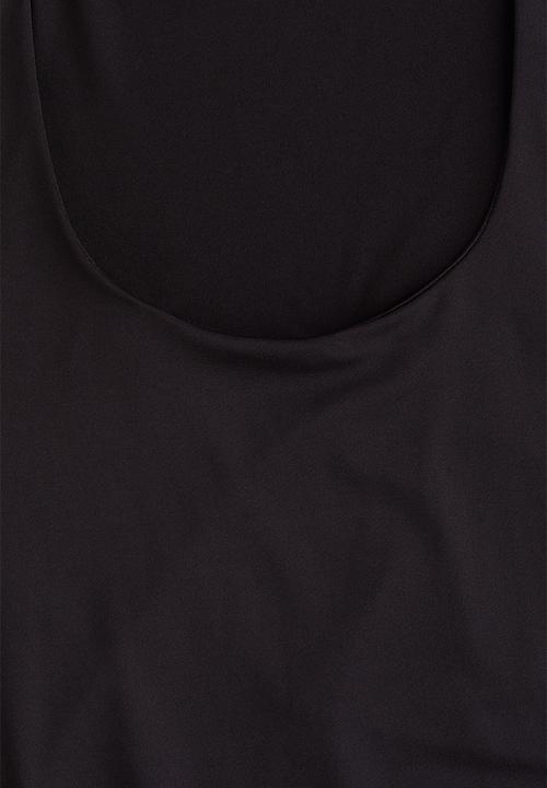 H&M - Microfibre vest top - black